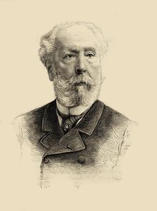 Portrait of the Composer Édouard Lalo (1823-1892). Creator: Anonymous