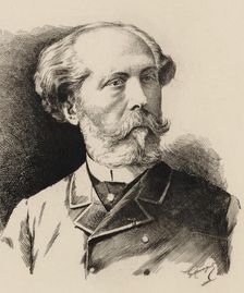 Portrait of the Composer Édouard Lalo (1823-1892). Creator: Anonymous