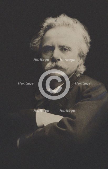 Portrait of the composer Edvard Grieg (1843-1907), 1900.