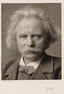 Portrait of the composer Edvard Grieg (1843-1907)
