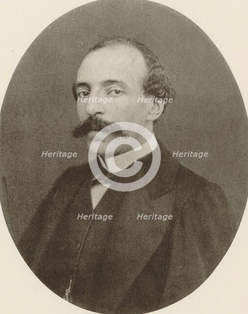 Portrait of the Composer Émile Jonas (1827-1905). Creator: Anonymous.