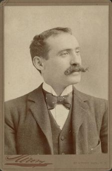Portrait of the composer Emilio Pizzi (1861-1940), c. 1890. Creator: Sarony, Napoleon (1821-1896)
