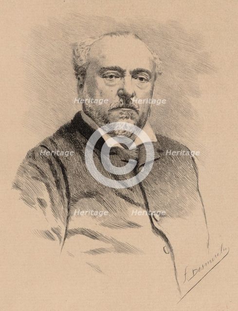 Portrait of the composer Emmanuel Chabrier (1841-1894), 1890.