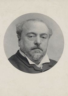 Portrait of the composer Emmanuel Chabrier (1841-1894), Early 1890s
