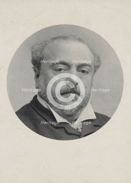 Portrait of the composer Emmanuel Chabrier (1841-1894), Early 1890s.