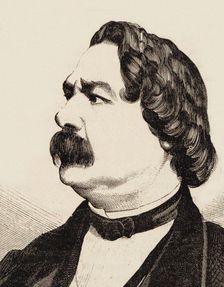 Portrait of the Composer Enrico Petrella (1813-1877) , ca 1855. Creator: Gonin, Francesco (1808-1889)