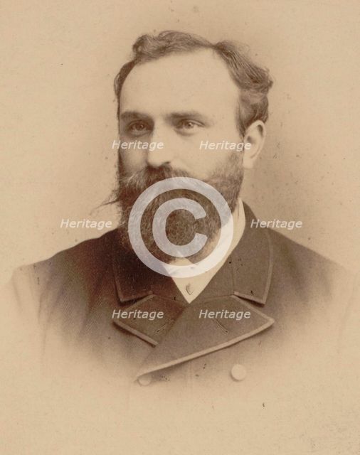 Portrait of the composer Ernest Chausson (1855-1899).
