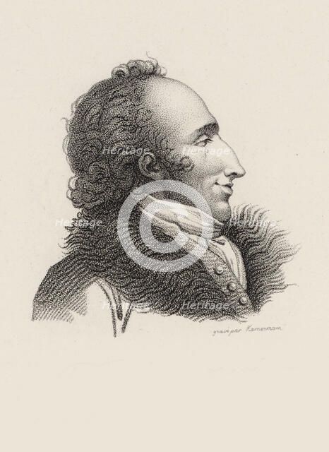 Portrait of the composer Federigo Fiorillo (1755-1823), 1810. Creator: Anonymous.