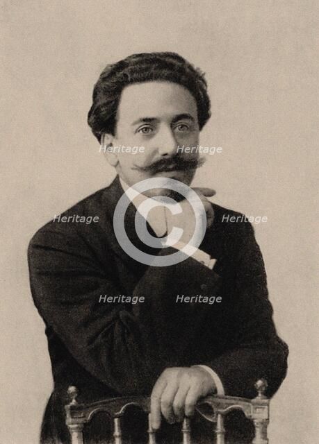 Portrait of the composer Felix Mikhailovich Blumenfeld (1863-1931). Creator: Anonymous.