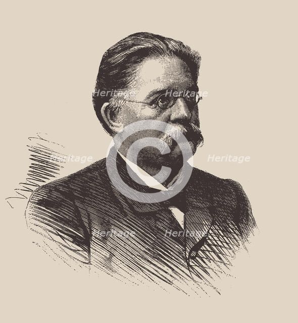 Portrait of the composer Felix Draeseke (1835-1913). Creator: Anonymous.