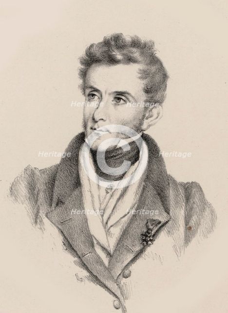 Portrait of the composer Felice Blangini (1781-1841), 1820.