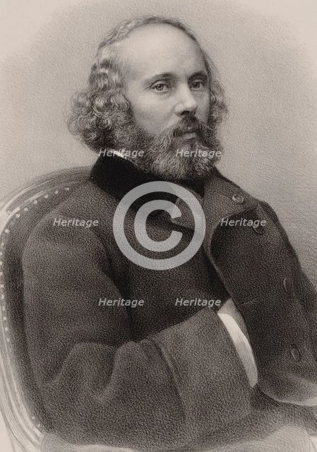 Portrait of the composer Félicien David (1810-1876), 1870.