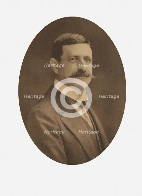 Portrait of the composer Fernand Halphen (1872-1917), 1910s. Creator: Anonymous.