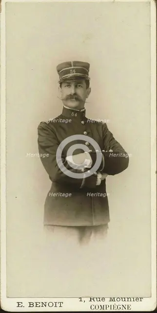 Portrait of the composer Fernand Halphen (1872-1917), 1910s. Creator: Photo studio E. Benoit.