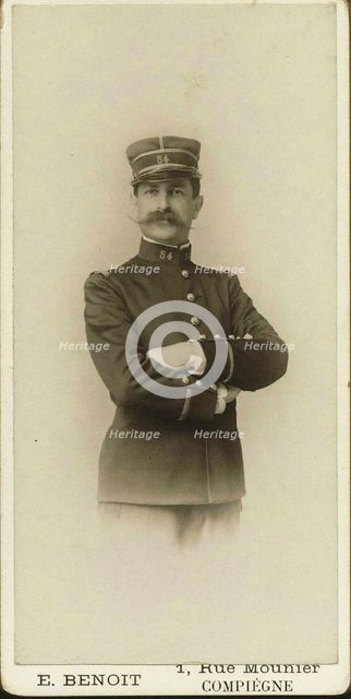 Portrait of the composer Fernand Halphen (1872-1917), 1910s. Creator: Photo studio E. Benoit.