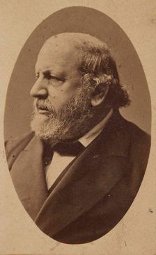 Portrait of the composer Ferdinand von Hiller (1811-1885) , c. 1880. Creator: Luckhardt, Fritz (1843-1894)