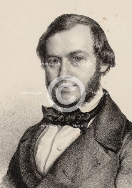 Portrait of the composer Ferdinand David (1810-1873), 1846.