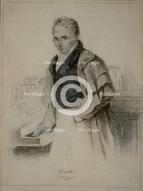 Portrait of the composer Ferdinand Hérold (1791-1833).