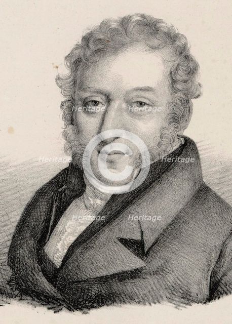 Portrait of the composer Ferdinando Carulli (1770-1841), 1830.