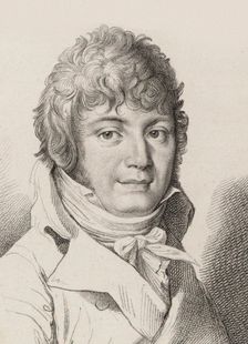 Portrait of the Composer Ferdinando Paer (1771-1839), 1810. Creator: Rosaspina, Francesco (1762-1841)
