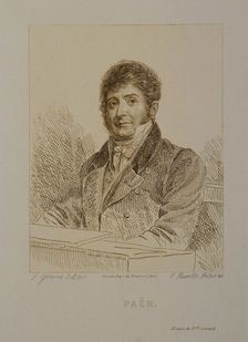 Portrait of the composer Ferdinando Paër (1771-1839)
