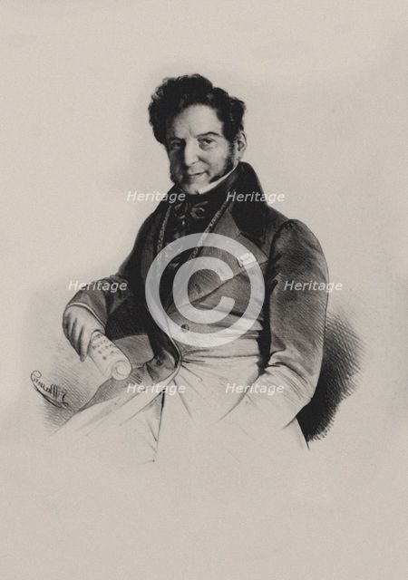 Portrait of the composer Filippo Celli (1782-1856).