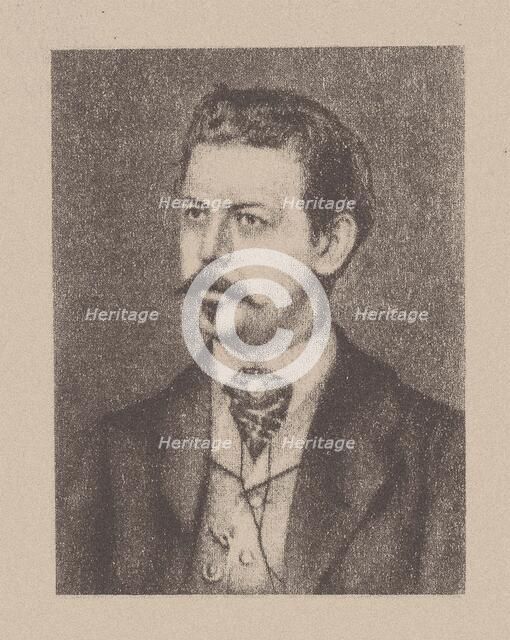 Portrait of the composer, flautist, and pianist Vilem Blodek (1834-1874). Creator: Anonymous.
