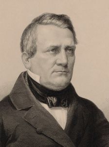 Portrait of the Composer Franz Lachner (1803-1890) , 1850. Creator: Schultheiss, Albrecht Fürchtegott (1823-1909)