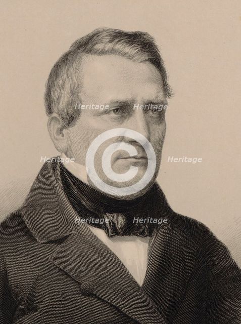 Portrait of the Composer Franz Lachner (1803-1890) , 1850. Creator: Schultheiss, Albrecht Fürchtegott (1823-1909).