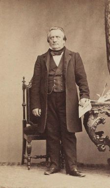 Portrait of the Composer Franz Lachner (1803-1890) , c. 1850. Creator: Anonymous
