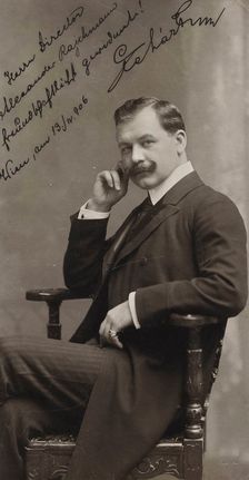 Portrait of the Composer Franz Lehár (1870-1948) , 1906. Creator: Gutmann, Ludwig (1869-1943)