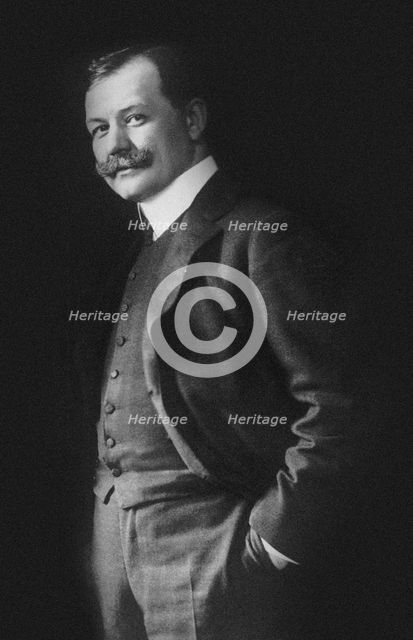 Portrait of the Composer Franz Lehár (1870-1948). Creator: Photo studio E. Bieber.