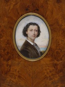 Portrait of the Composer Franz Liszt (1811-1886), 1836. Creator: Besnard née Vaillant, Louise (1816-1879)