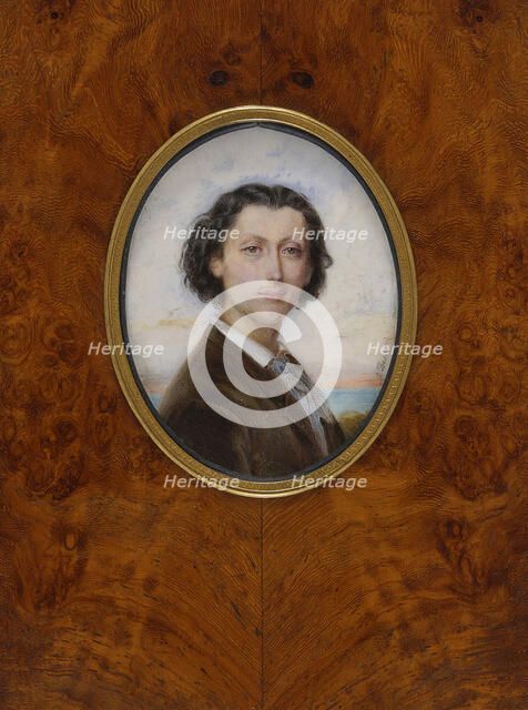 Portrait of the Composer Franz Liszt (1811-1886), 1836. Creator: Besnard née Vaillant, Louise (1816-1879).