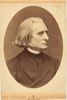 Portrait of the Composer Franz Liszt (1811-1886), 1871. Creator: Luckhardt, Fritz (1843-1894)