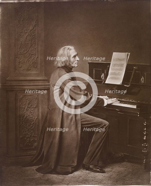 Portrait of the Composer Franz Liszt (1811-1886), 1880s.