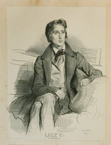 Portrait of the composer Franz Liszt (1811-1886)