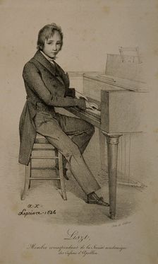 Portrait of the composer Franz Liszt (1811-1886)