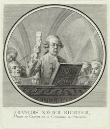 Portrait of the composer Franz Xaver Richter (1709-1789) , 1785. Creator: Guérin, Christophe (1758-1831)