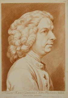 Portrait of the composer Francesco Geminiani (1687-1762)