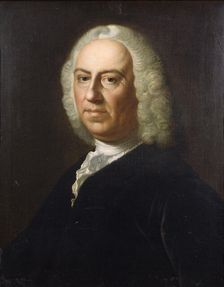 Portrait of the composer Francesco Geminiani (1687-1762), c1735. Creator: Anonymous