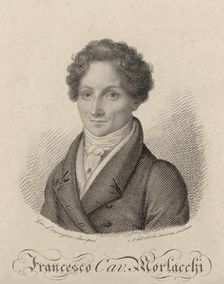 Portrait of the Composer Francesco Morlacchi (1784-1841), 1822. Creator: Schiavoni, Natale (1777-1858)