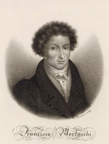 Portrait of the Composer Francesco Morlacchi (1784-1841), 1829. Creator: Bernardoni, Giovanni (1790-1871)