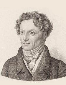 Portrait of the Composer Francesco Morlacchi (1784-1841). Creator: Anonymous