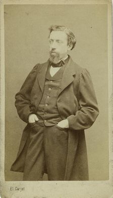 Portrait of the composer François-Auguste Gevaert (1828-1908), c. 1870. Creator: Carjat, Étienne (1828-1906)