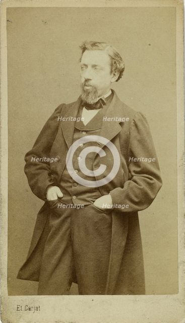 Portrait of the composer François-Auguste Gevaert (1828-1908), c. 1870. Creator: Carjat, Étienne (1828-1906).