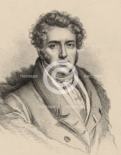 Portrait of the composer François-Adrien Boïeldieu (1775-1834).