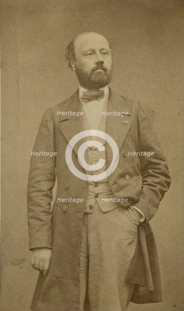 Portrait of the composer François Bazin (1816-1878), ca 1760. Creator: Carjat, Étienne (1828-1906).