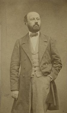 Portrait of the composer François Bazin (1816-1878), ca 1760. Creator: Carjat, Étienne (1828-1906)