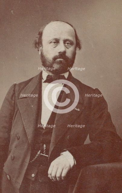 Portrait of the composer François Bazin (1816-1878), ca 1860.